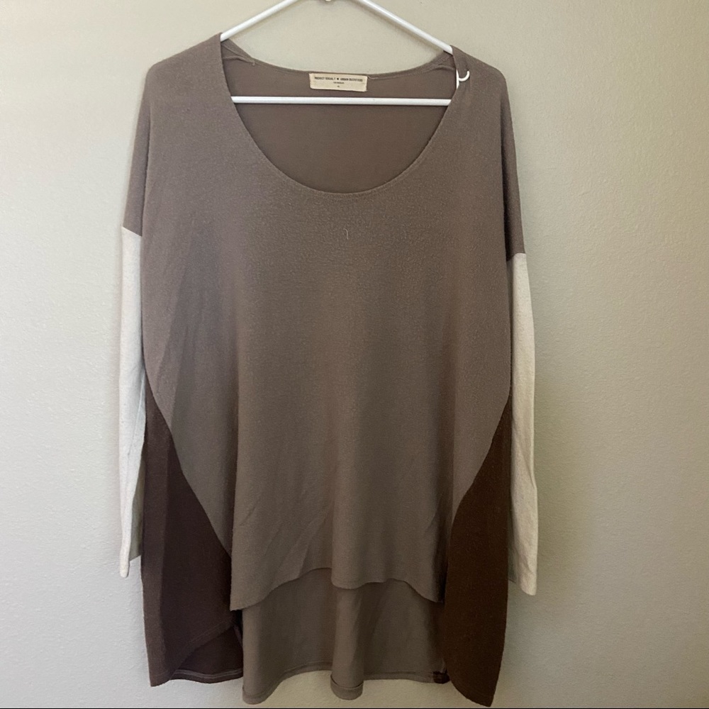 Project social T - natural toned sweater